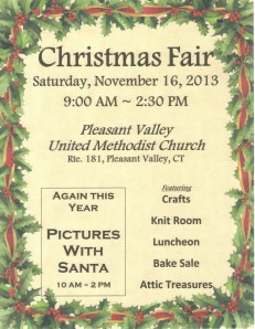 Christmas Fair flyer